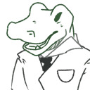 crocodile-in-a-suit avatar