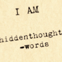 hiddenthoughts-words avatar