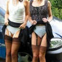 skirt-lifting avatar