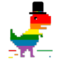 t-rex-with-gay-flag-and-a-tophat avatar