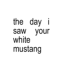 thedayisawyourwhitemustang avatar